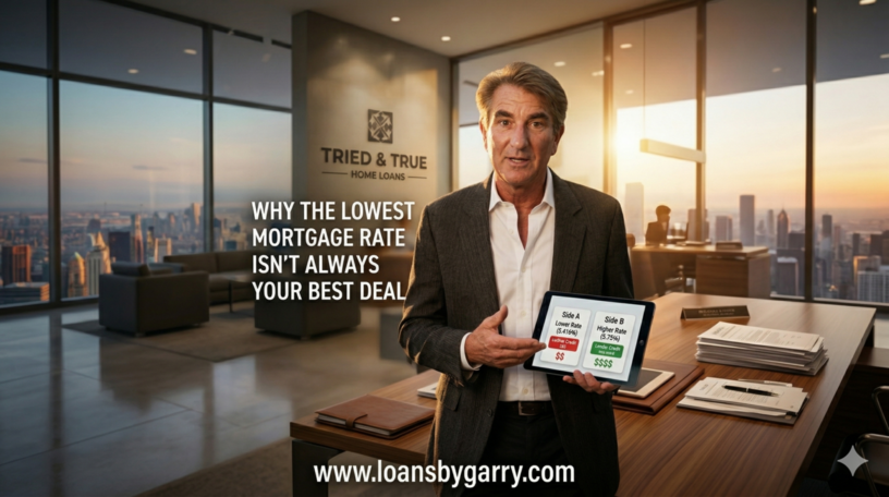 Why the lowest mortgage rate isn't always your best deal - rate vs price comparison