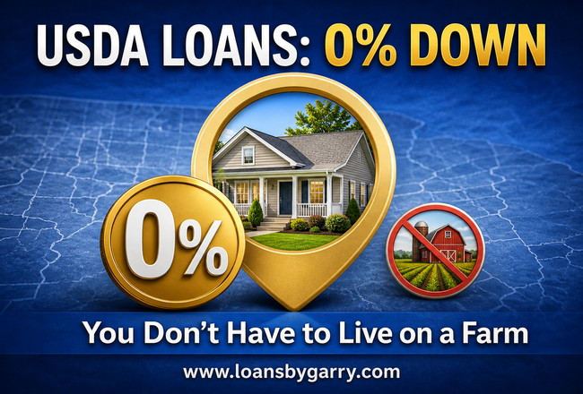 USDA loans with zero down payment for eligible homebuyers